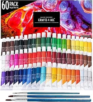 Acrylic Paint Set - 60 Pack