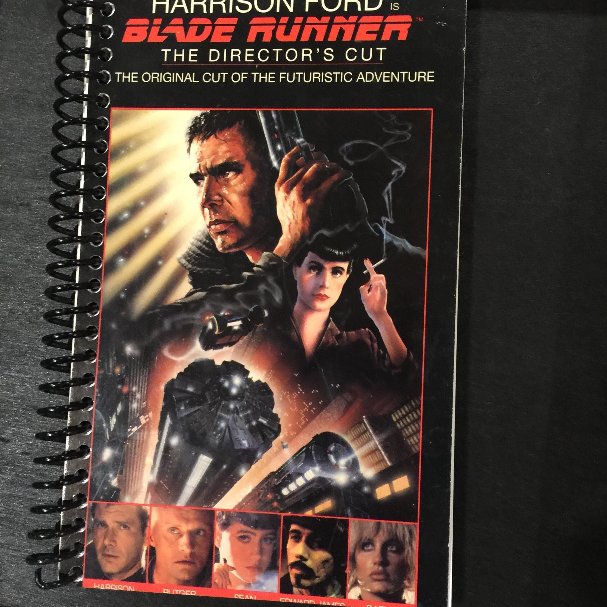 Blade Runner Harrison Ford VHS Notebook