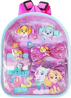 LUV HER PAW Patrol Girls Backpack with Hair Accessory Toy Set Ages 3