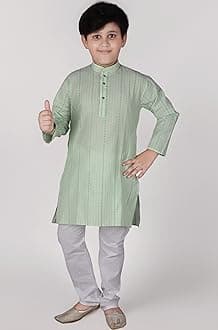 Boy's Cotton Striped Kurta Pyjama For s | Kurta Paijama Set