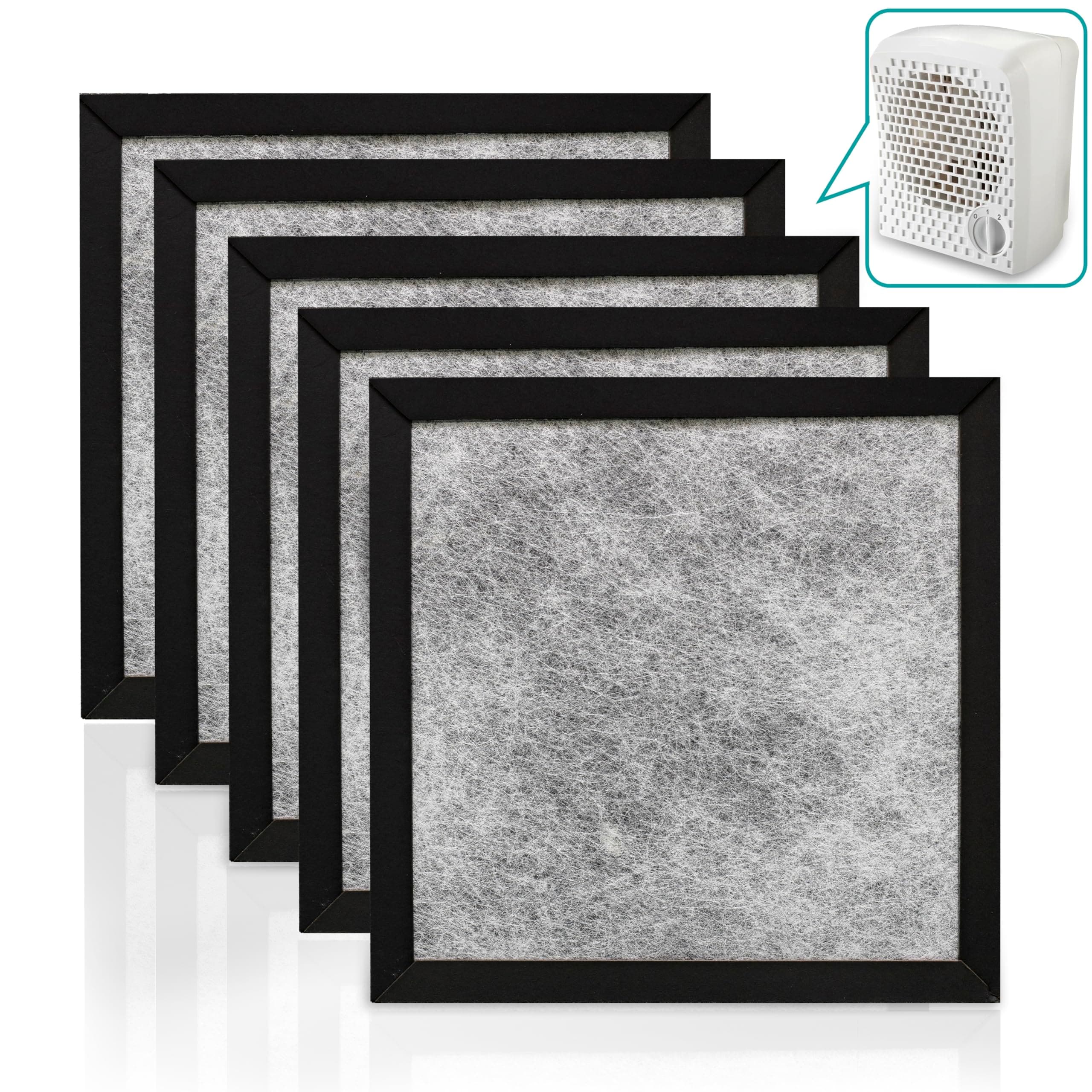 5-Pack Odor Grabber Replacement Filter E, Compatible with Holmes E HAP116Z, HAP115Z, HAP116Z-U Air Purifier, Part No. AOR115, AOR118, AOR118B, HAPF115, HAPF115PDQ-U8, HAPF115PDQ-U