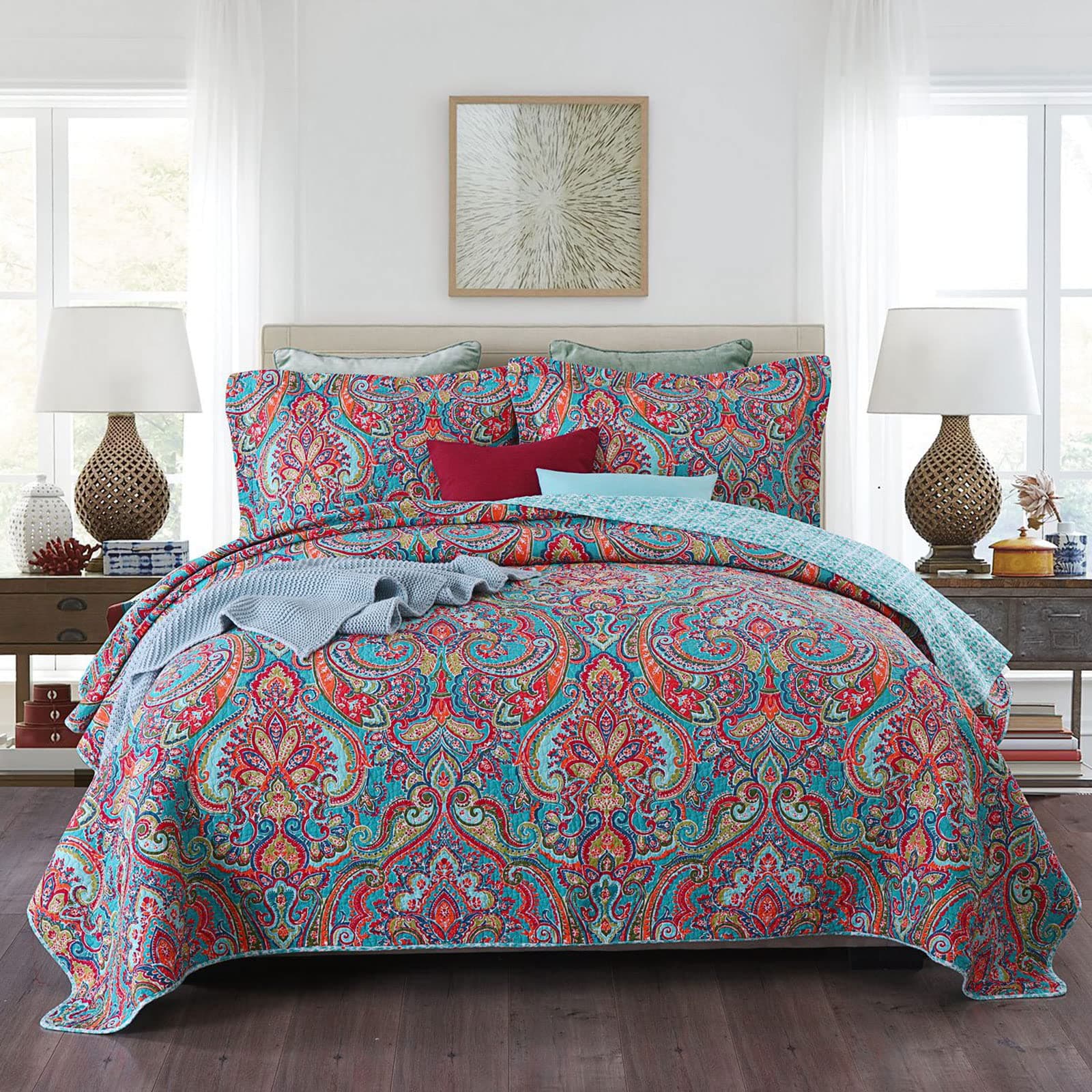 Quilted Bedspreads Set