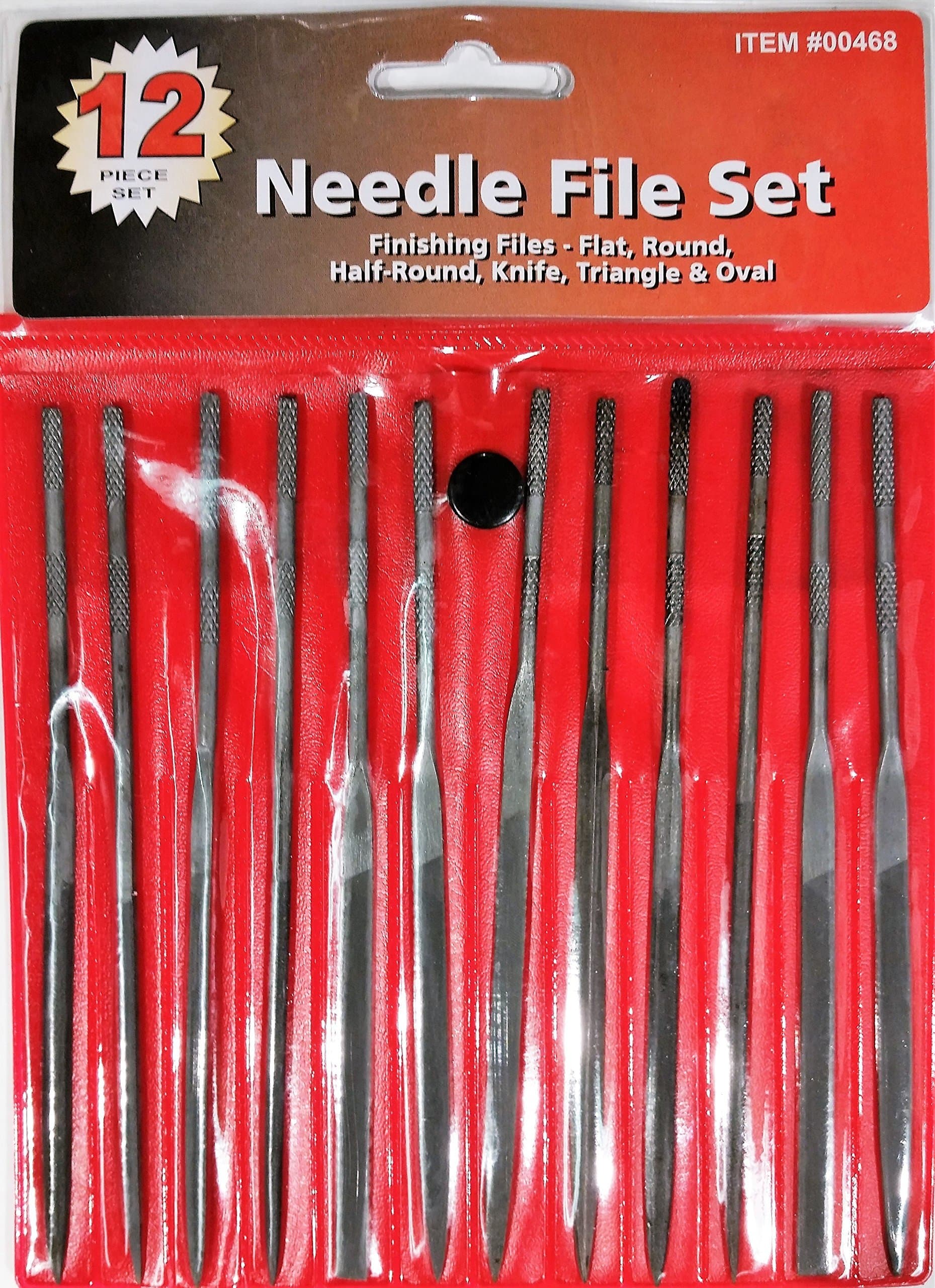 468 Needle File Set, 12 Piece