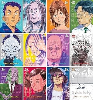 20th Century Boys: The Perfect Edition (Volume 1-12) Complete Series Manga Set, by Naoki Urasawa (12 Books)