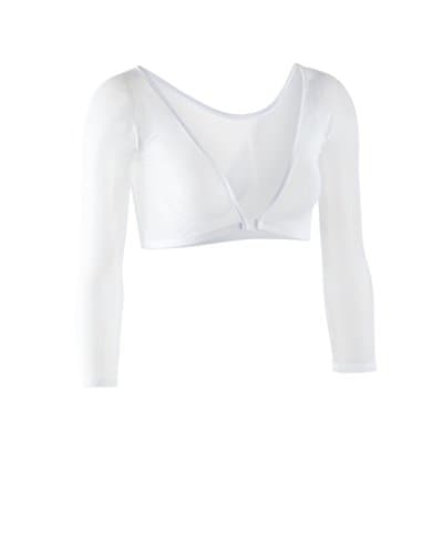 Women's Basic 3/4 Length Slip-on Mesh Sleeves