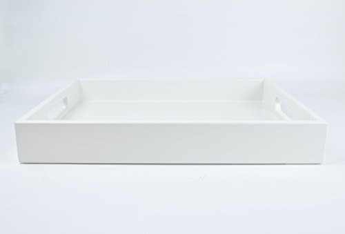 White Lacquer Serving Tray