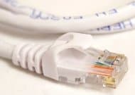 Network Cables Online-White 25ft "Ferari Style" CAT6 Network Patch Cable