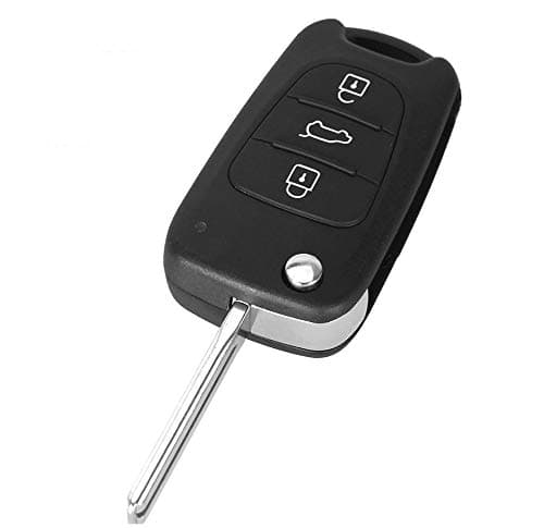 1 x replacement key shell with 3 buttons flip key car key Chiavi key with blank (NE66) remote control remote key housing – Inion