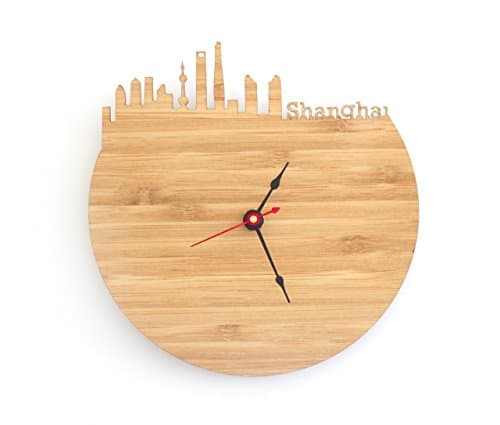 Shanghai Skyline Clock