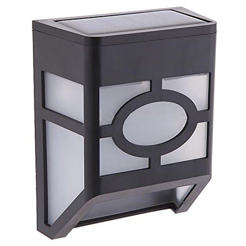 Solar Lights Outdoor,AADDON LED Wireless Waterproof Security Motion Sensor Powered Wall Light for Patio Deck Yard Garden Driveway Fence Stair Walkway Porch