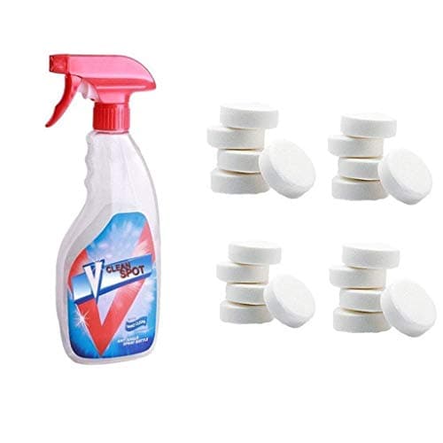 Lovelop Multi Functional Effervescent Spray Cleaner Set with 1 Spray Bottle - All Purpose Home Cleaning Effervescent Spray Cleaner (20pcs with Bottle)