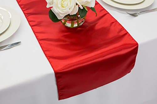 Wedding Table Runner 14" x 120" (Red)