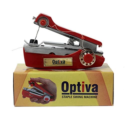Optiva Portable Sewing Machine/Stapler Sewing Machine (Multi Colour)