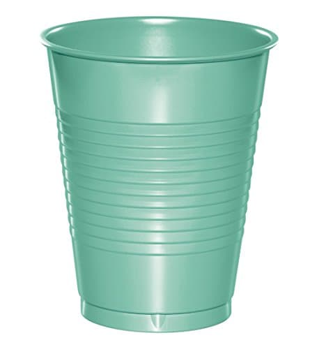 Creative Converting Premium Plastic Cups 16 OZ, 20 Count (Pack of 1), Fresh Mint
