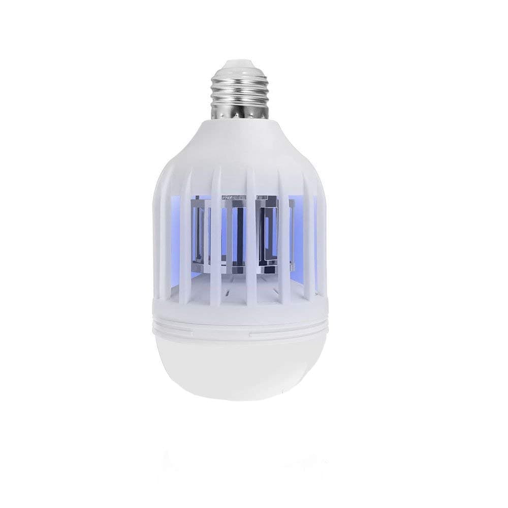 iHomy Electronic Insect Killer, Bug Zapper Light Bulb, Fly Killer, Mosquito Killer, Built in Insect Trap, Fits in 110v Light Bulb Socket, Perfect for Indoor Home Garden Patio Backyard