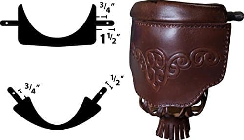 Ozone Leather Pool Table Pockets Scrolls Antique Brown