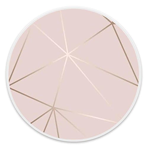 Multi-Function Mounts and Stands, Expanding Stand Grip Pop Mount Sockets for Smartphones, iPhone and Tablets Shimmer Metallic Soft Pink Rose Gold White