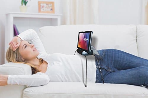 Adjustable Tablet Stand, Universal Smartphone Holder for Bed, Sofa, Table or Any Uneven Surfaces | Hands-free Flexible Spider Legs for iPad Pro/iPad Air/Air 2, iPhone 7 Plus, Samsung, Kindle