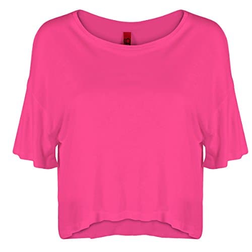 Women's Casual Basic Flowy Crop Top