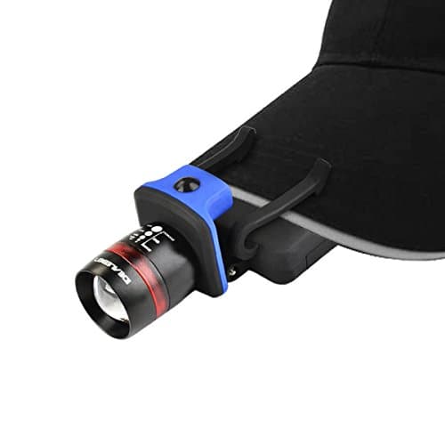 Idealeben Cap Light 3 Modes LED Waterproof Zoomable Visor Flashlight Cree Headlamp Torches Baseball Caps Lamp