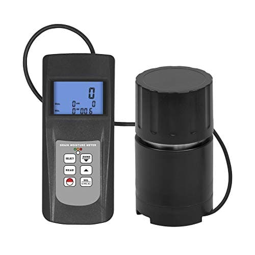 BYQTEC MC-7828G Digital LCD Grain Moisture Meter Cup Sensor 50% LED Indicator Seed Rice Oat Wheat Tester