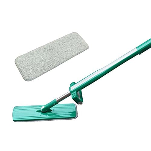 Lifeeasy Professional Microfiber Floor Mop with Telescoping Extendable Handle and Two Microfiber Mop Pads(GREEN)