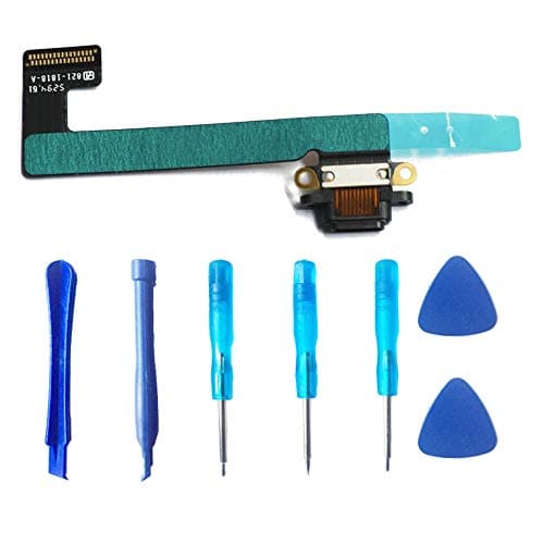 FixCracked Charging Port Flex Cable Replacement for ipad Mini 2 /ipad Mini 3(Black)