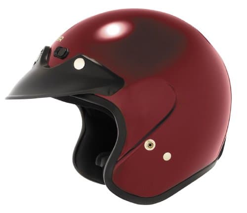 Cyber Helmets U-6 Solid Helmet , Size: Md, Distinct Name: Whineberry, Helmet Category: Street, Primary Color: Red, Helmet Type: Open-face Helmets, Gender: Mens/Unisex 641262