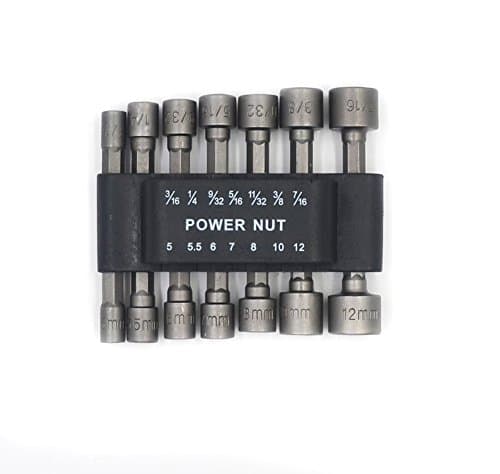 CSLU 14pcs 1/4" Hex Shank Drill Screwdriver Bits Socket Adapter Extension