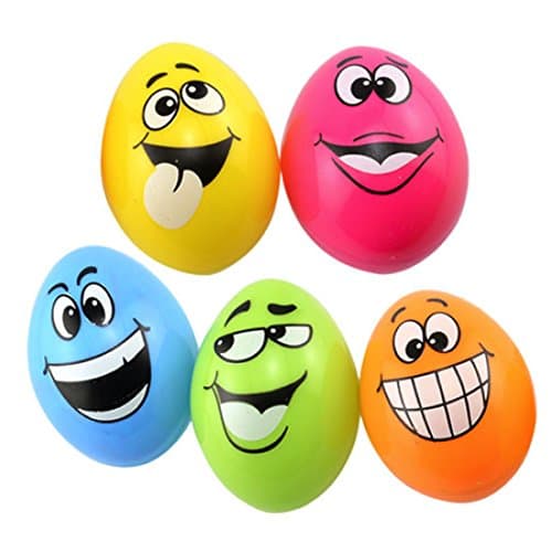 Mega Pack Fillable Plastic Eggs with Funny Faces 360 Count