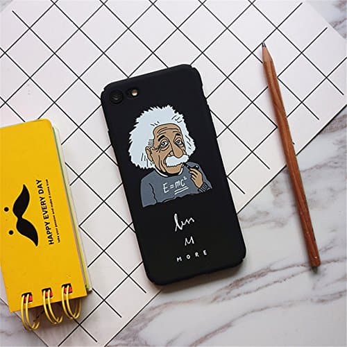 Math Albert Einstein Hard White Cell Phone Case Cover for iPhone 7 Plus