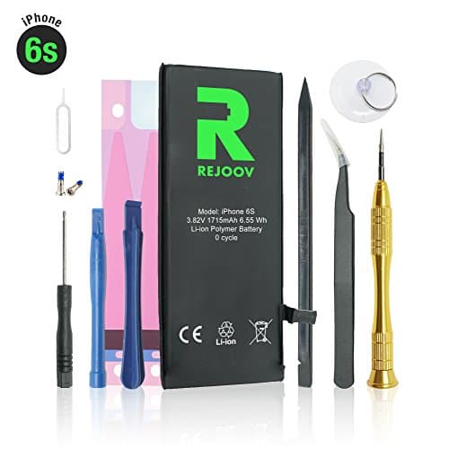 iPhone 6s Battery Replacement Kit with Complete Tools, Adhesive, and Instructions Brand New 0 Cycle - 1 Year Warranty (6s)