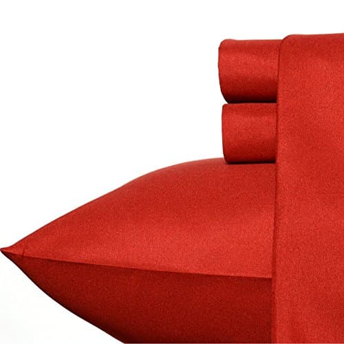 King Sheet Set (Patti Labelle Solid Red Dahlia)