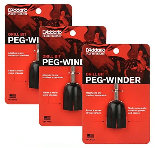 3 X Planet Waves Drill Bit Peg Winder