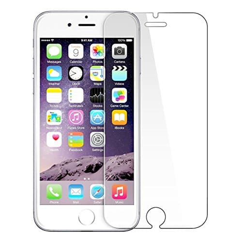 iPhone 6 Plus/ 6s Plus Screen Protector, CasePow iPhone 6 Plus/ 6s Plus Tempered Glass Apple iphone 6 Plus Glass Screen Protector HD Clear Shatterproof 9H Surface Hardness Anti-Fingerprint 5.5"