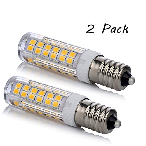 E14 led light bulb 5W, 40W or 50W e14 base incandescent bulb or halogen lamp replacement, Dimmable led e14, Warm White 3000K 450lm – pack of 2