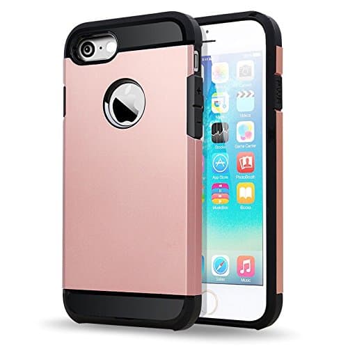 iPhone 7 Protective Cell Phone Case By Class Electronics – Dual Layer Shockproof, Scratch Resistant, Protective Construction - Stylish Design – Steady Nonslip Grip