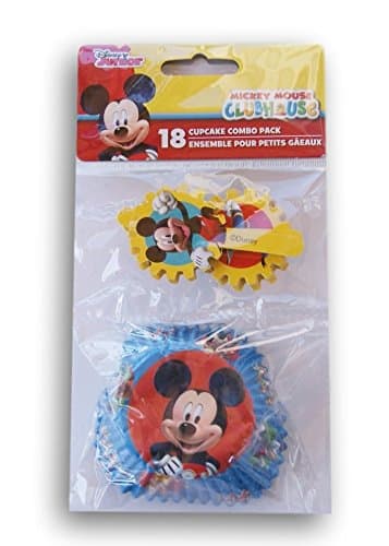Disney Mickey Mouse Cupcake Combo Pack - 18 Count