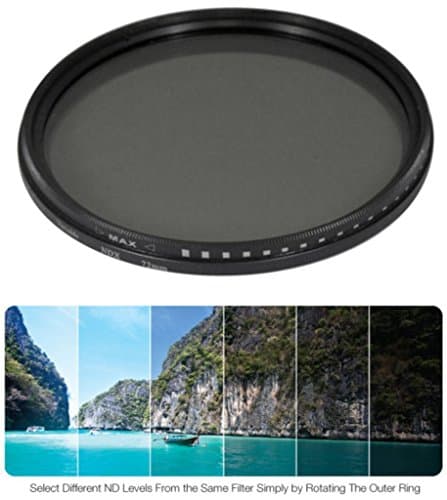 72mm Variable Neutral Density NDX Filter for Sigma 18-35mm F1.8 DC HSM Macro