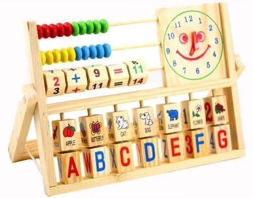 Spove Educational Toys Building Block Arithmetic Knowledge Objects Abacus Early Development Childhood Learning Children Math Toys