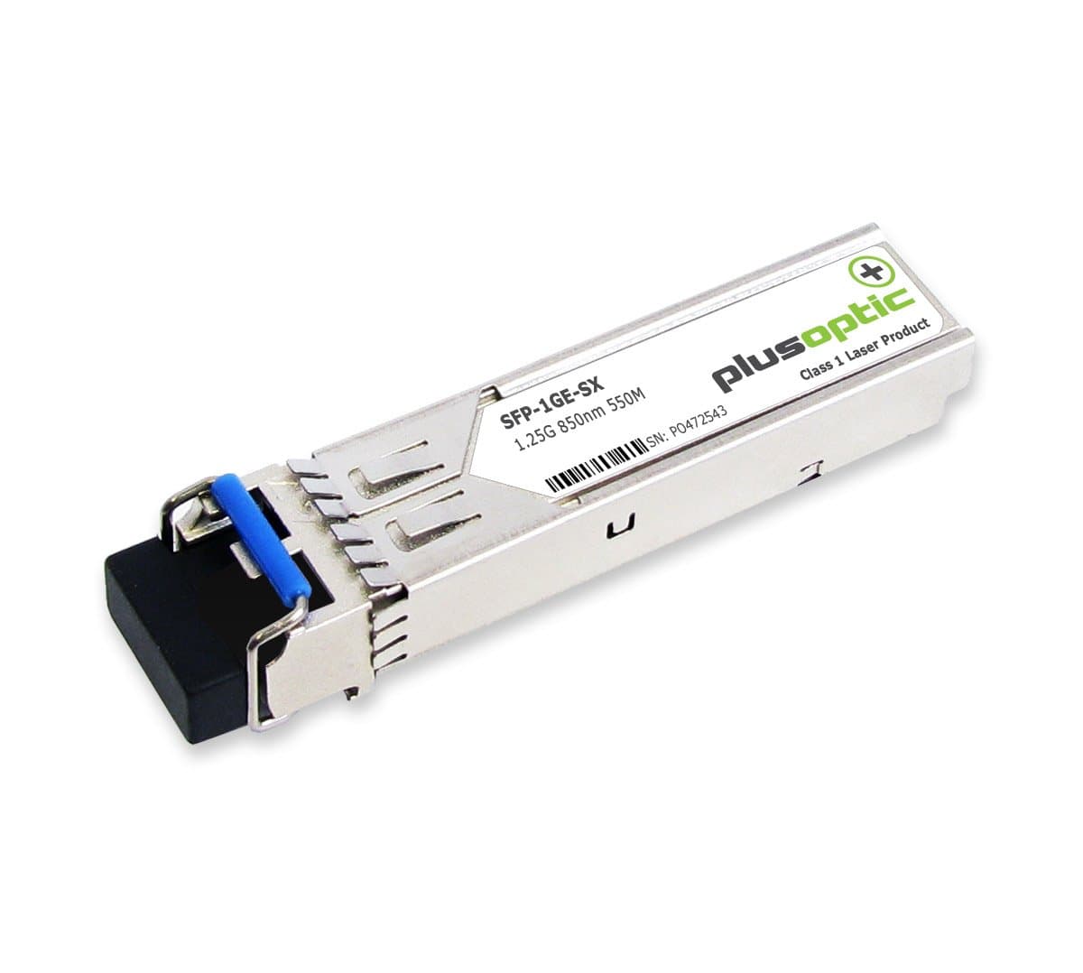 Plusoptic SFP-1G-SX-JUN Juniper Compatible 1.25 Gbps 850 nm 550 m Range SFP Transceiver Module with DDMI