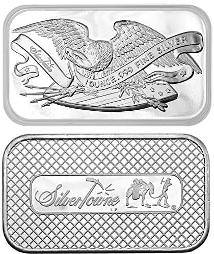 1 oz SilverTowne Retro Eagle Silver Bars