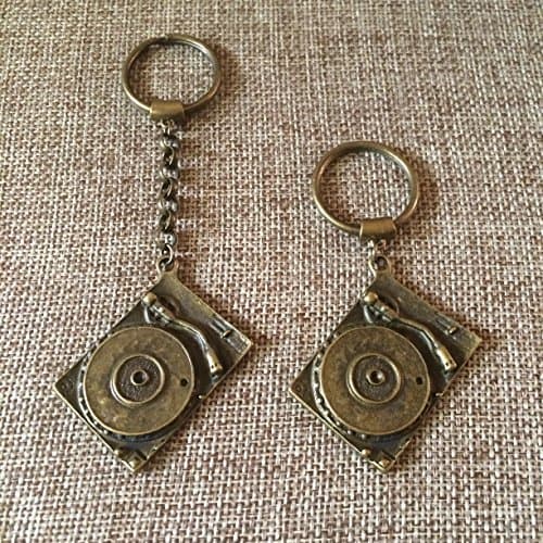 Bronze Turntable Keychain Zipper Pull