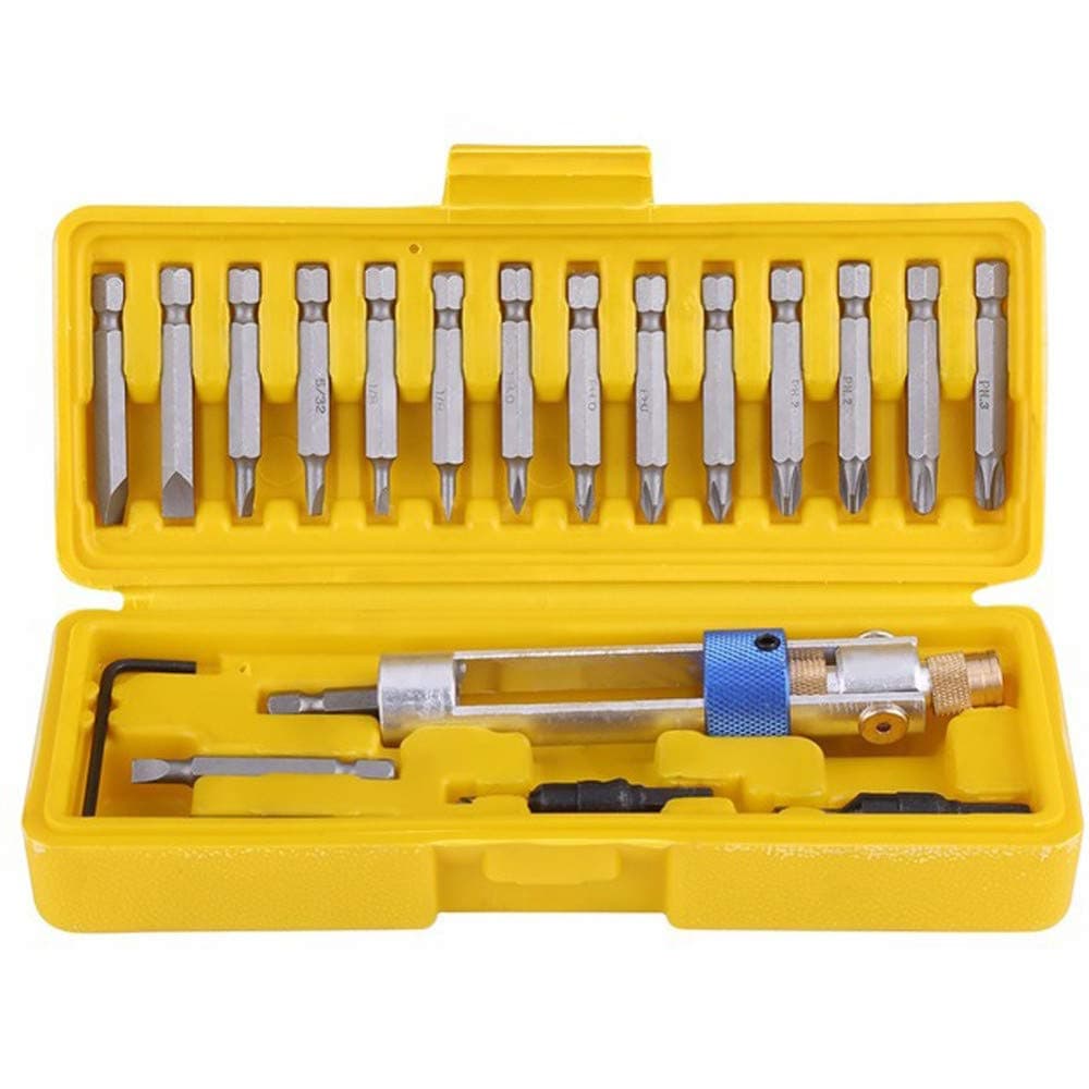 Quelife Drill Driver Set 20Pcs Multi Screwdriver Sets Updated Version16 Different Kinds Head