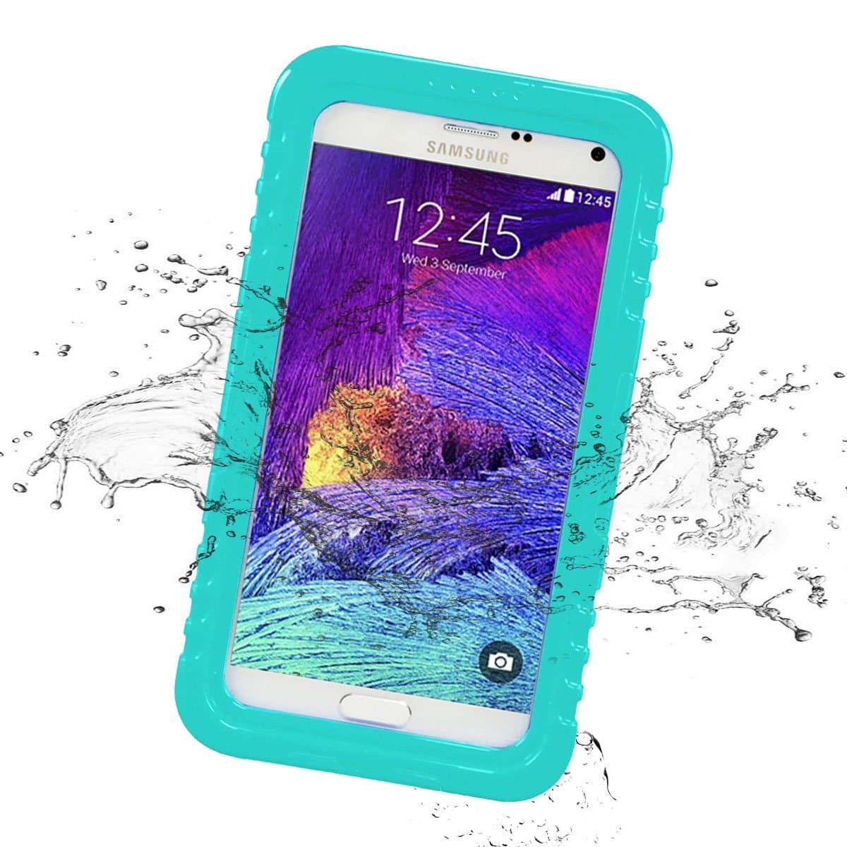 iThrough Note 4 Waterproof Case, 20ft/6M Waterproof, Driving Proof, Swimming Proof, Shock Proof Case,Heavy Duty Protective Carrying Cover Case for Galaxy Note 4