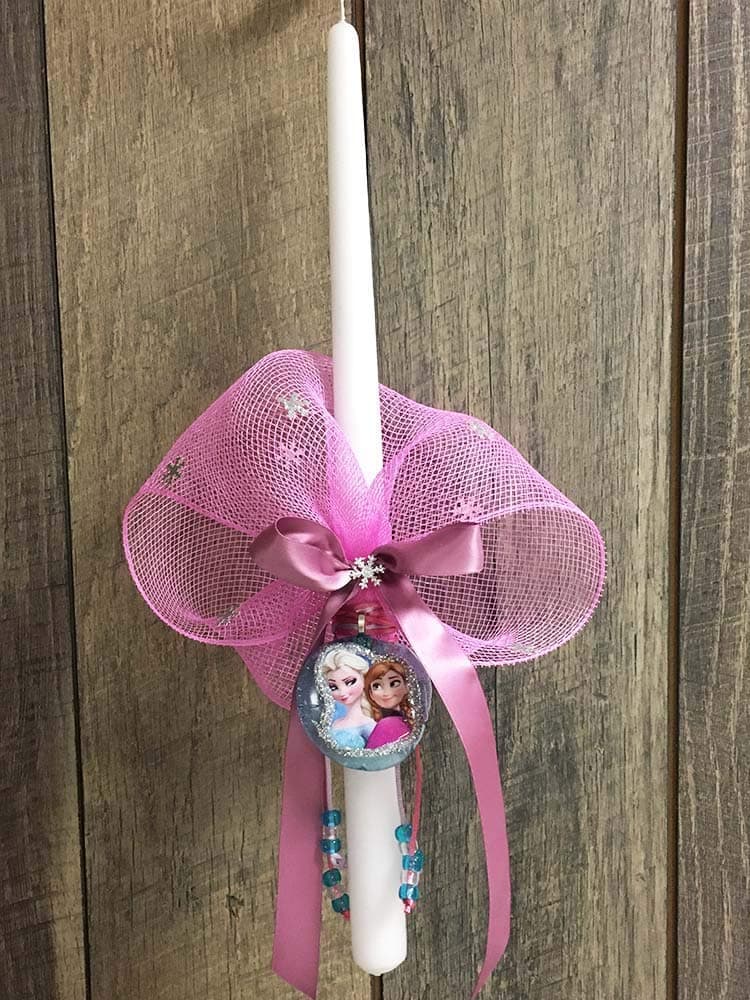 Children themed Easter candles