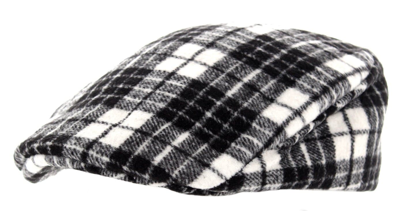 Scottish Tartan Flat Cap