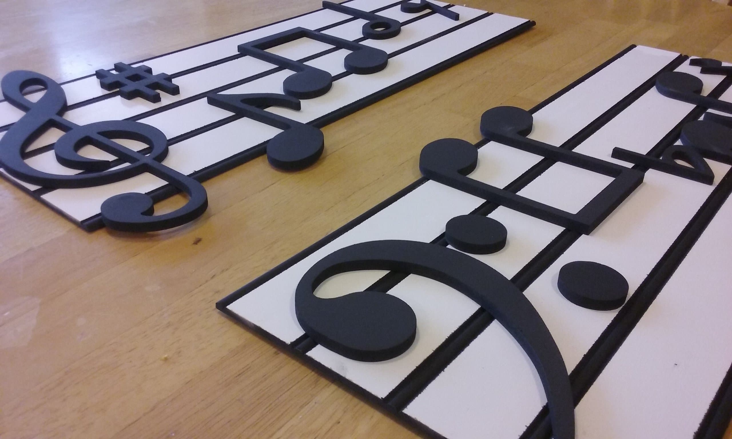 Musical Notes Kit. (Unpainted)