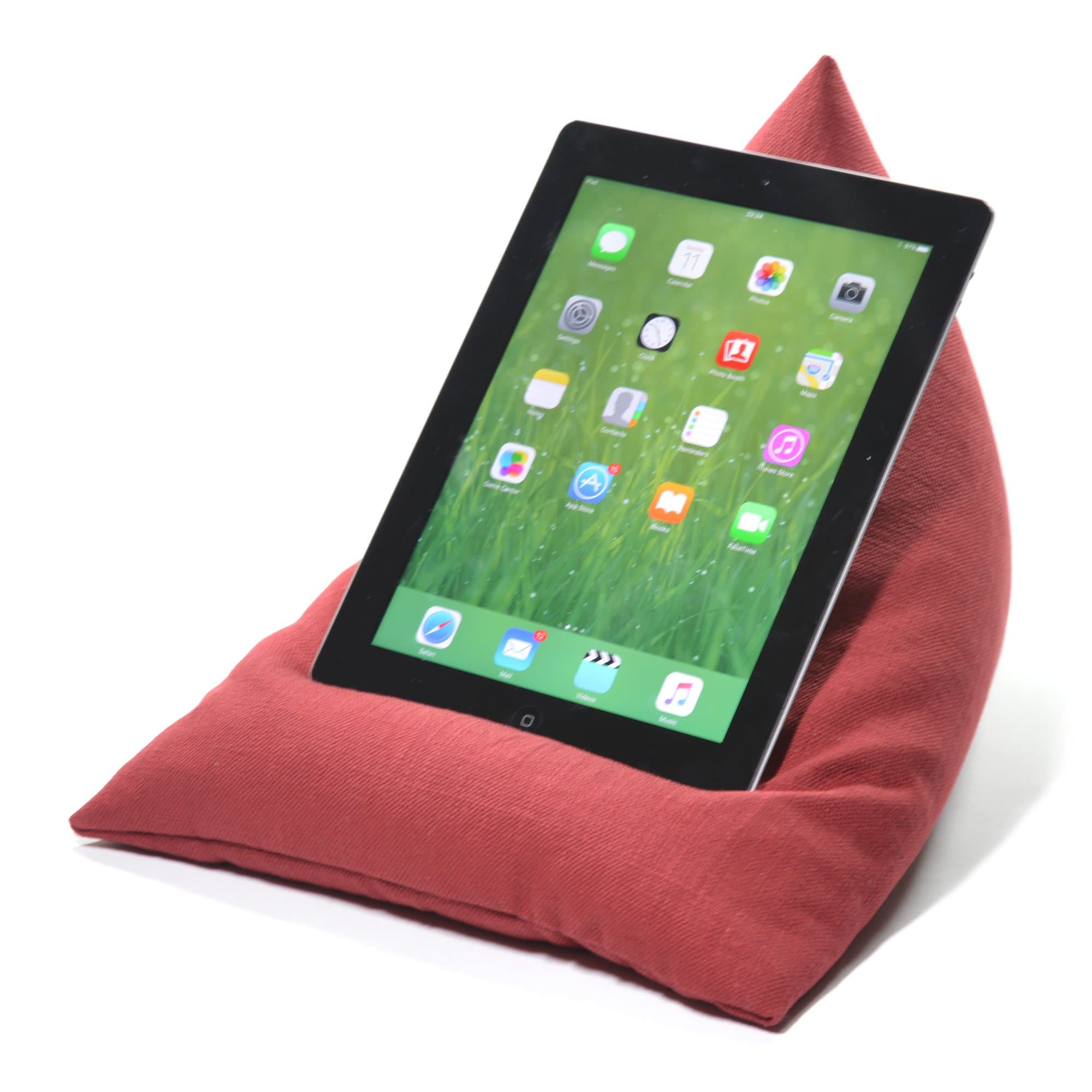 eBean Tablet Cushion - CHILLI - beanbag stand lap holder suitable for all iPads tablets and ebook readers