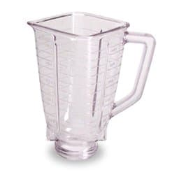 6-Piece Complete Plastic Blender Jar Replacement Kit Compatible with Oster Blenders